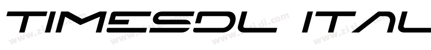 TimesDL Italic字体转换